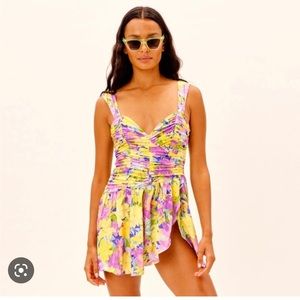 For Love and Lemons Cassia Mini Dress (small)